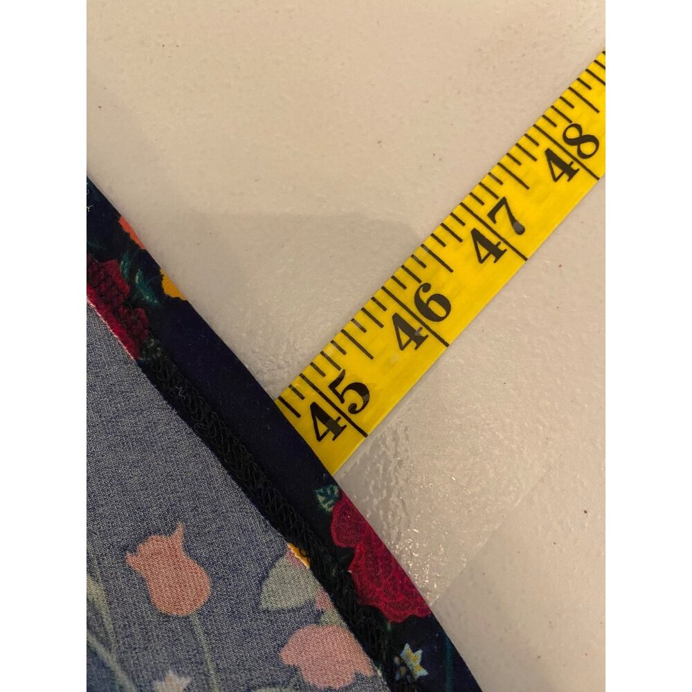 LuLaRoe Maxi Skirt Navy Red Orange Green Rainbow Large - Picture 5 of 7